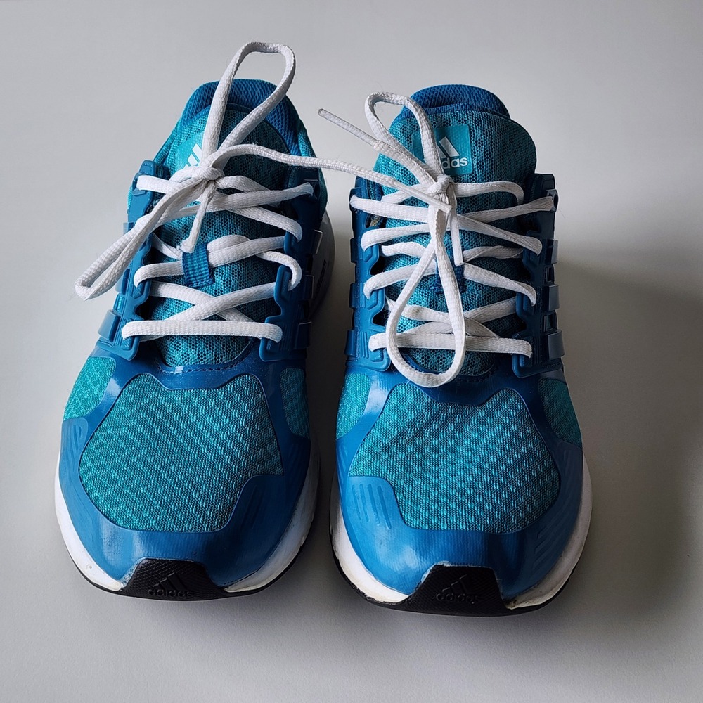Adidas Duramo Running Shoes Womens 9 Cloudfoam Athletic Sneakers Turquoise Shoes - Picture 3 of 16